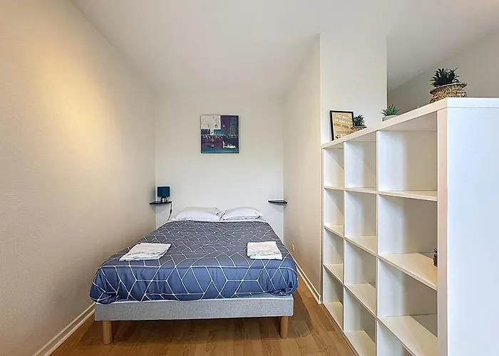 شقة 2 Personnes Avec Parking Et Balcon Proudhon